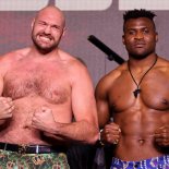 Article thumbnail: Boxing - Tyson Fury v Francis Ngannou - Press Conference - Riyadh, Saudi Arabia - October 26, 2023 Tyson Fury and Francis Ngannou pose for a photo during the press conference REUTERS/Ahmed Yosri