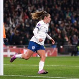 Article thumbnail: Soccer Football - UEFA Women's Nations League - Group A - England v Netherlands - Wembley Stadium, London, Britain - December 1, 2023 England's Ella Toone celebrates scoring their third goal Action Images via Reuters/Andrew Couldridge