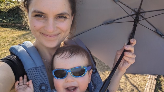 Article thumbnail: Allie and her son on their travels (Photo: Supplied)