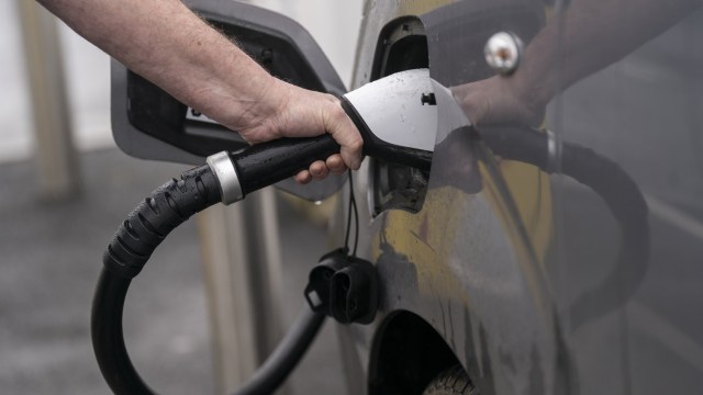 Article thumbnail: File photo dated 04/04/24 of an electric vehicle charging station at Skelton Lake Service Station in Leeds. The Society of Motor Manufacturers and Traders has said that sales of pure battery electric new cars outperformed the market last month, as some 26,031 of the vehicles were registered in May, up 6.2% from the same month last year. Issue date: Thursday April 4, 2024. PA Photo. See PA story TRANSPORT Cars. Photo credit should read: Danny Lawson/PA Wire