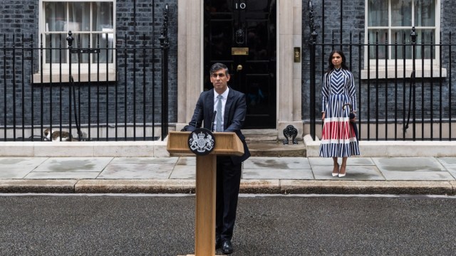 Article thumbnail: How will historians rate Rishi Sunak in years to come? (Photo: Wiktor Szymanowicz / Anadolu via Getty Images)