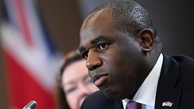 Article thumbnail: British Foreign Secretary David Lammy speaks during a meeting with US Secretary of State Antony Blinken on the sidelines of the NATO Summit at the Walter E. Washington Convention Center in Washington, DC on July 10, 2024. (Photo by Drew ANGERER / AFP) (Photo by DREW ANGERER/AFP via Getty Images)