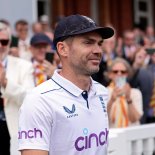 Article thumbnail: LONDON, ENGLAND - JULY 12: James Anderson of England looks on during day 3 of the 1st Rothesay Test Match between England and West Indies at Lord's Cricket Ground on July 12, 2024 in London, England. (Photo by Alex Davidson/Getty Images)