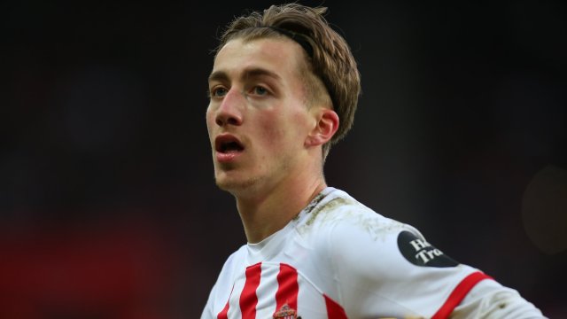 Article thumbnail: Jack Clarke is playing for Sunderland in the Sky Bet Championship match against Stoke City at the Stadium of Light in Sunderland, England, on January 27, 2024. (Photo by MI News/NurPhoto via Getty Images)