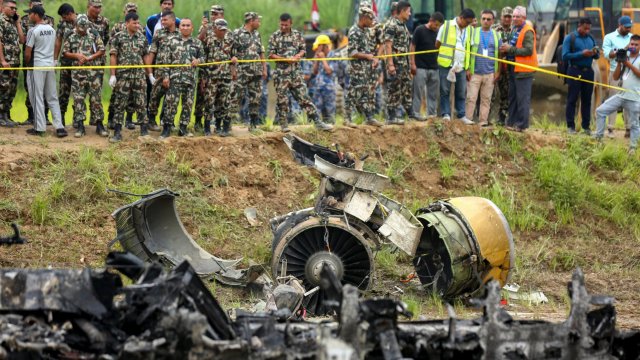 Passenger plane crashes during take-off in Nepal killing 18