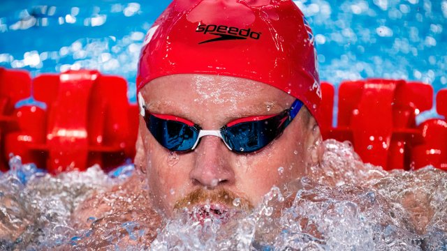 Article thumbnail: Adam Peaty of Great Britain competes in the swimming men's100 m breaststroke semifinal during the 21st World Aquatics Championships at the Aspire Dome in Doha (Qatar), February 11, 2024. (Photo by Deepbluemedia/Mondadori Portfolio via Getty Images)